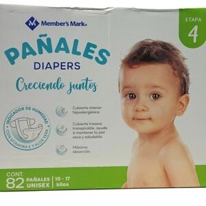 Member's Mark Pañales Diapers - Size 4